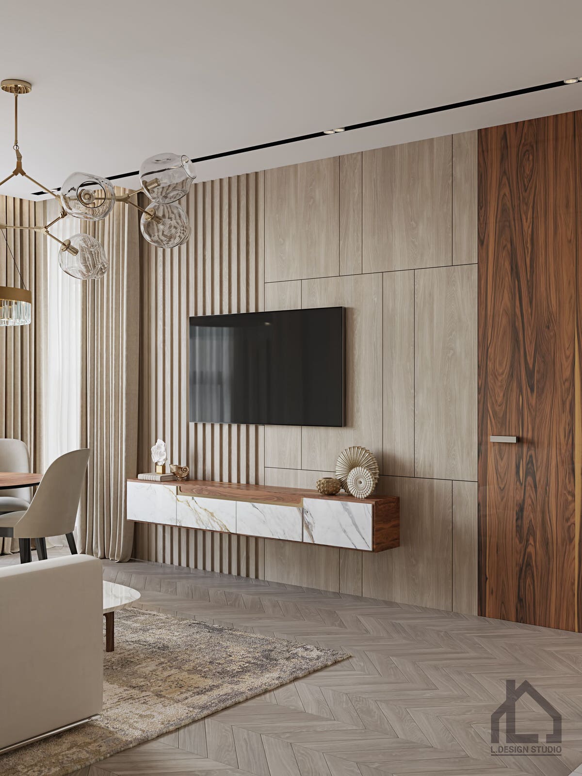 Гостиная в современном стиле