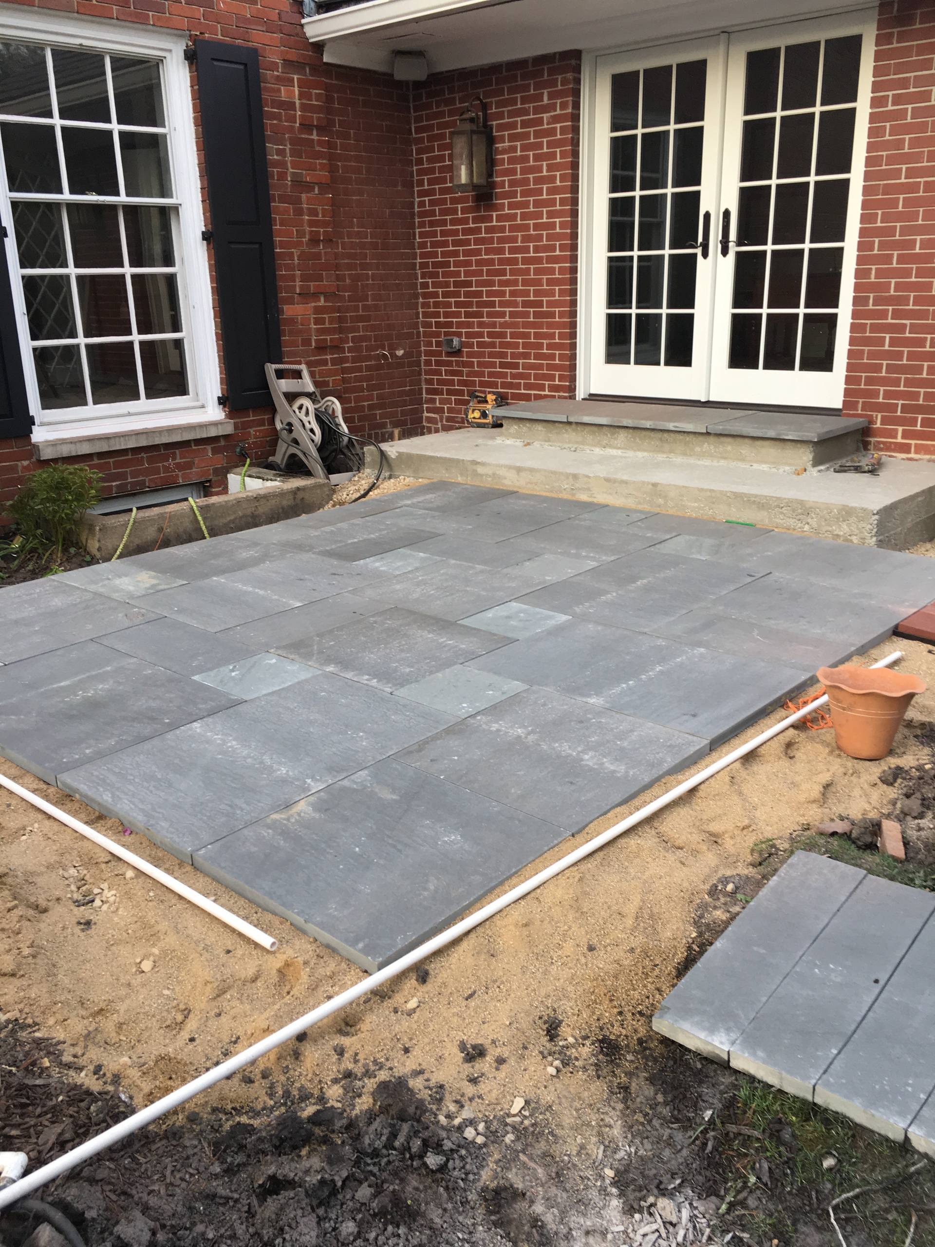 Hardscape during