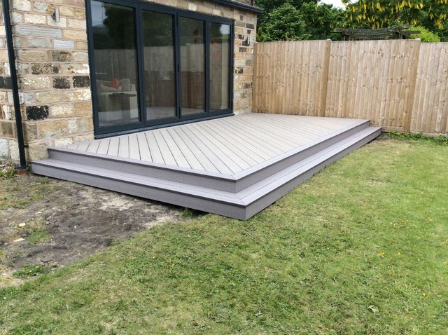 Composite decking modern