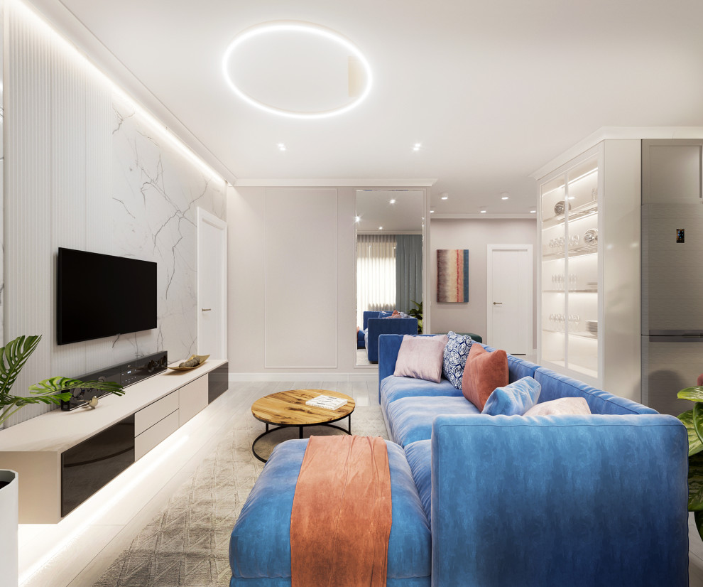 Квартира на Транспортной Кухня-гостиная