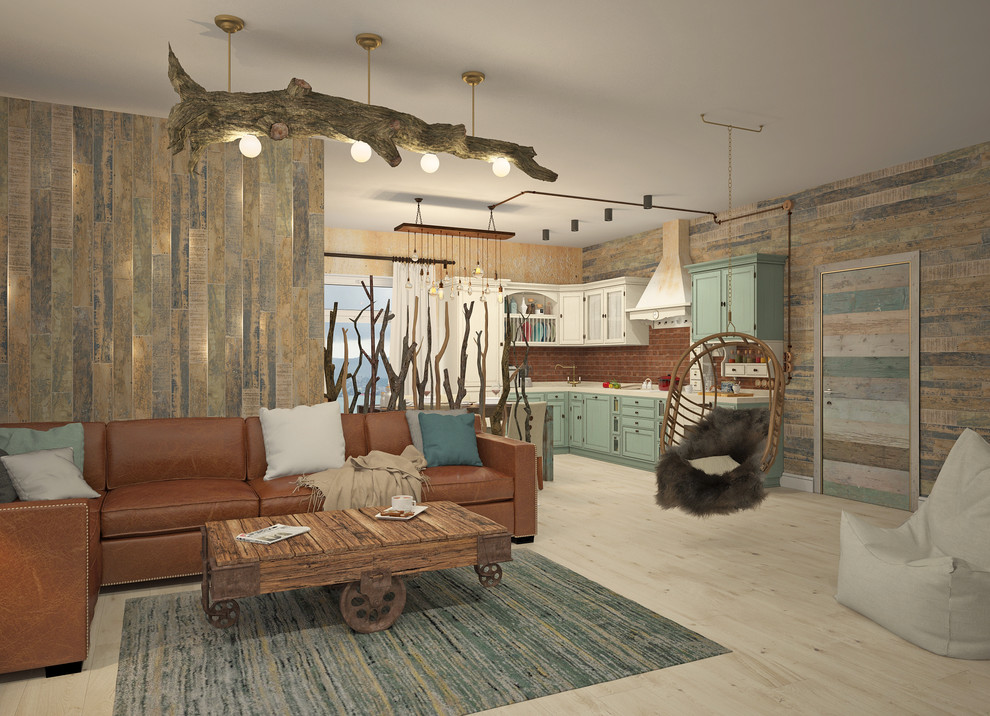 Кухня-гостиная в стиле "Рустик"