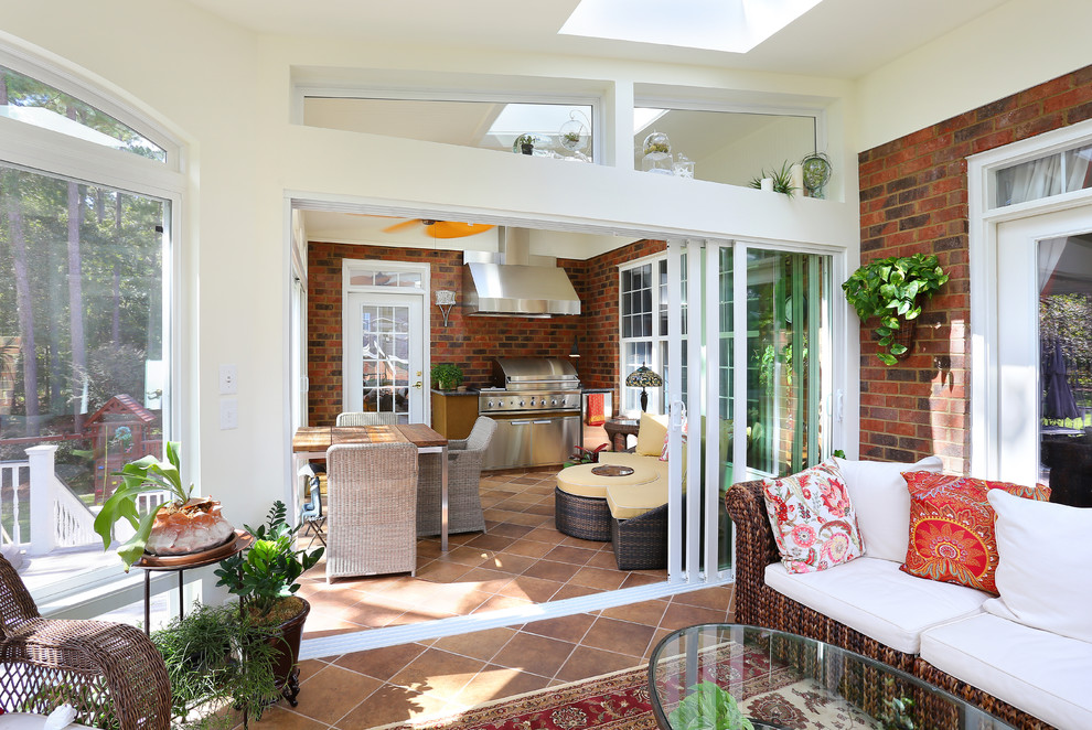 Inspiration for a contemporary verandah in Charleston.