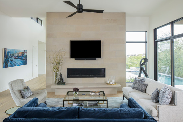 Foothills Residence trendy-dagligstue