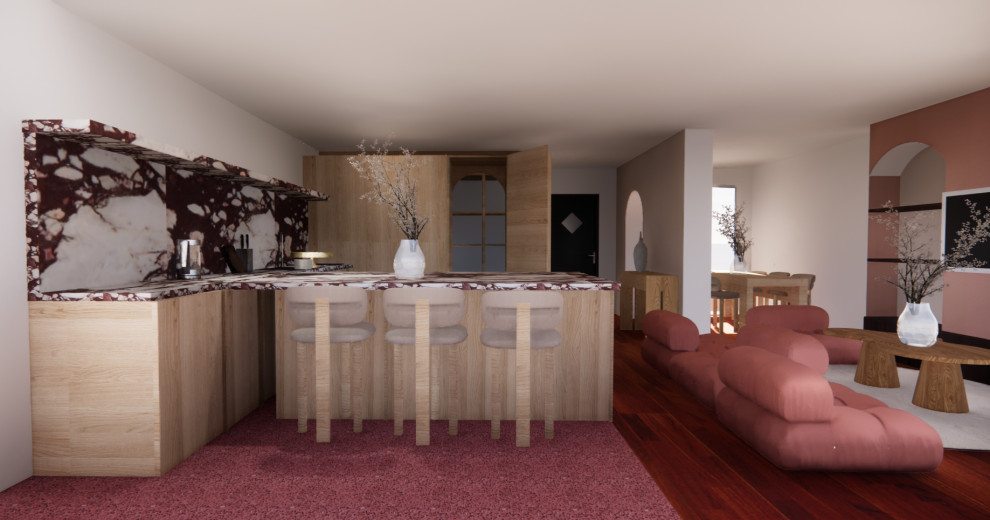 Courbevoie - Projet Laguna | Rénovation rez-de-chaussée, 40m²
