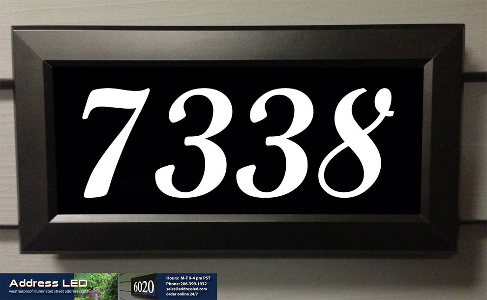 Address LED  - illuminated house numbers