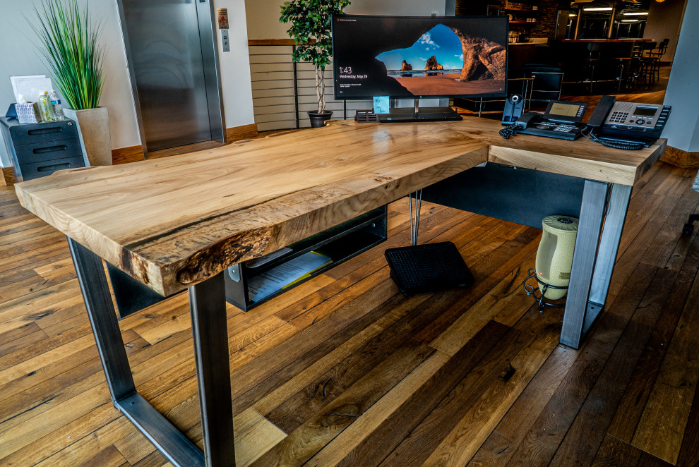 New Cold Live Edge Elm Furniture Modern Seattle by WANE