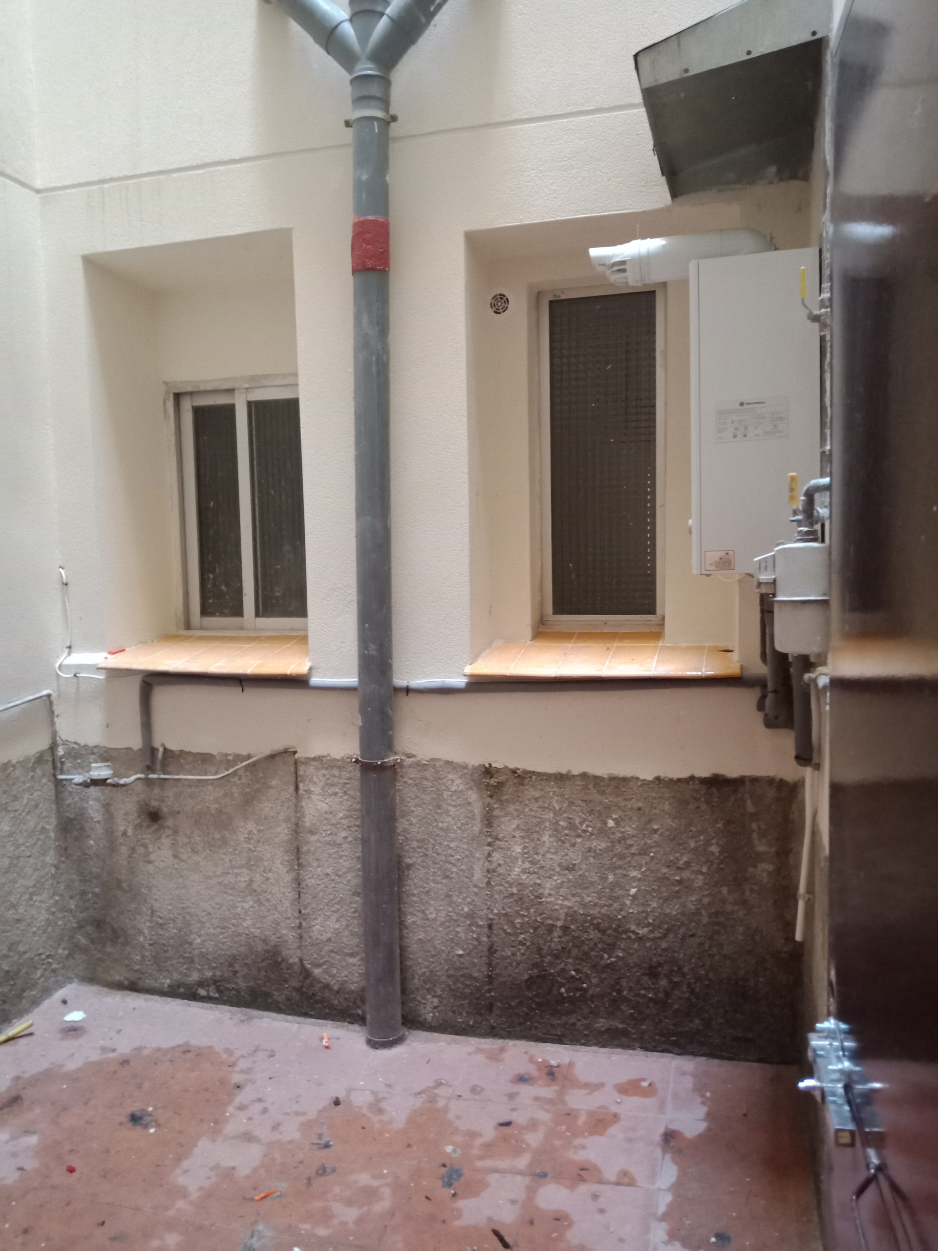 ANTES. patio interior