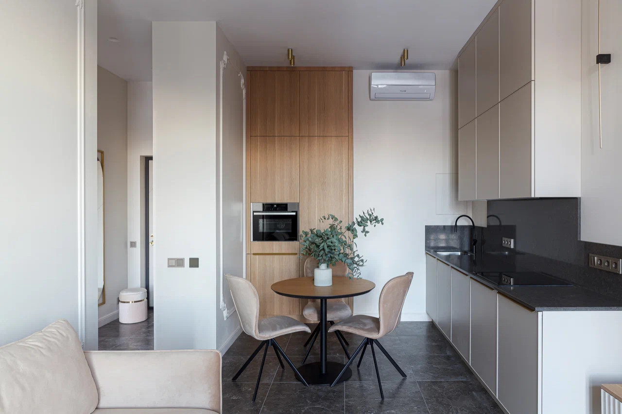 Современная классика для апартаментов в ЖК "Серебряный фонтан"