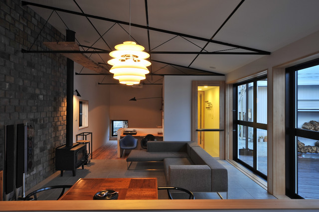 try-angle-house modern-wohnbereich