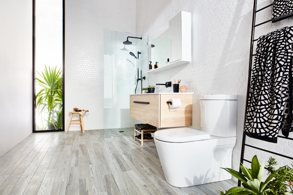Flooring Inspiration Scandinavian Bathroom by Bunnings Warehouse