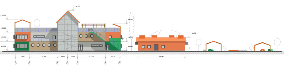 Детский Сад, Бассейн и Пищеблок