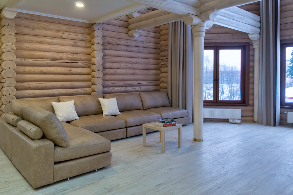 Бревенчатый дом в Подмосковье