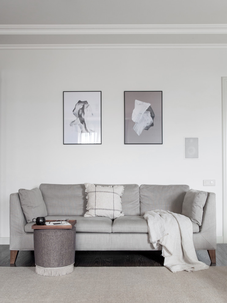 Inspiration for a scandinavian living room in Other.