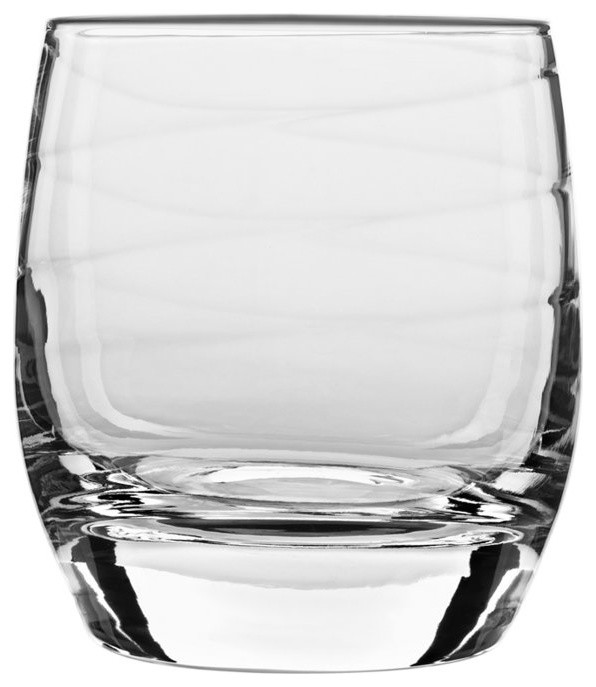 Luigi Bormioli Romantica 12.75 Ounce Double Old Fashioned Glass, Set of