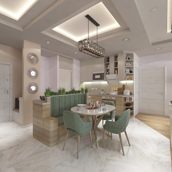 Проект квартиры в современном стиле