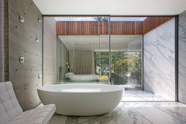 Santa Monica Private Residence moderno-stanza-da-bagno