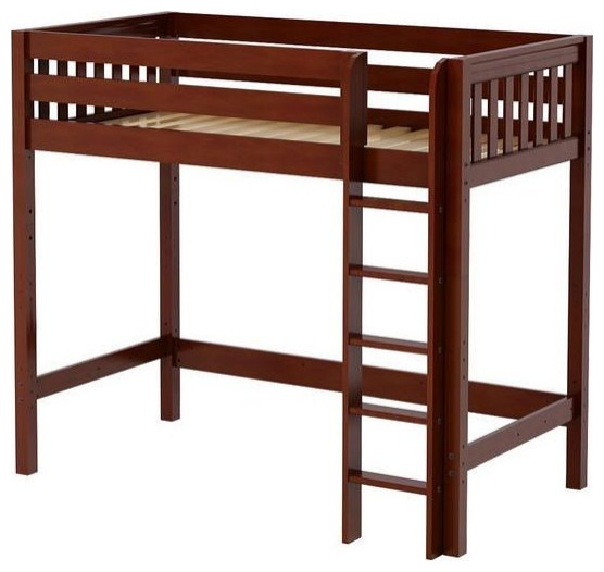 Theo Chestnut Xl High Loft Beds For, Extra High Bunk Bed