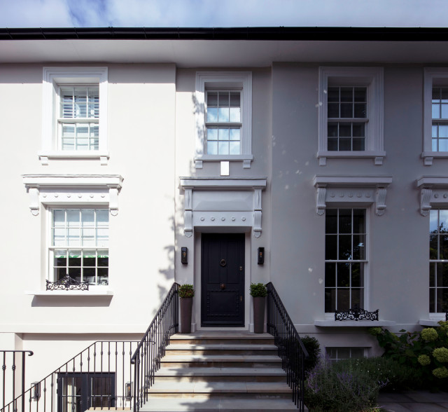 Front of St. John's Wood Curated Home modern-exterior