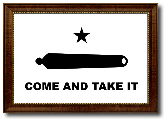 Revolution Come and Take It Military Flag Canvas Print, 21" x 30"