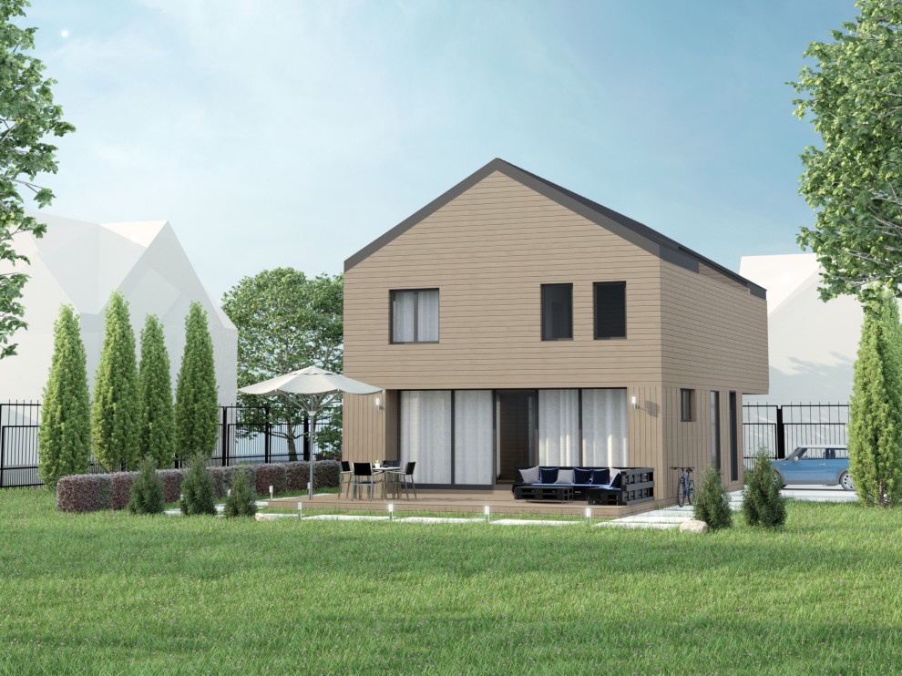 Дом в стиле экоминимализм 290 кв.м