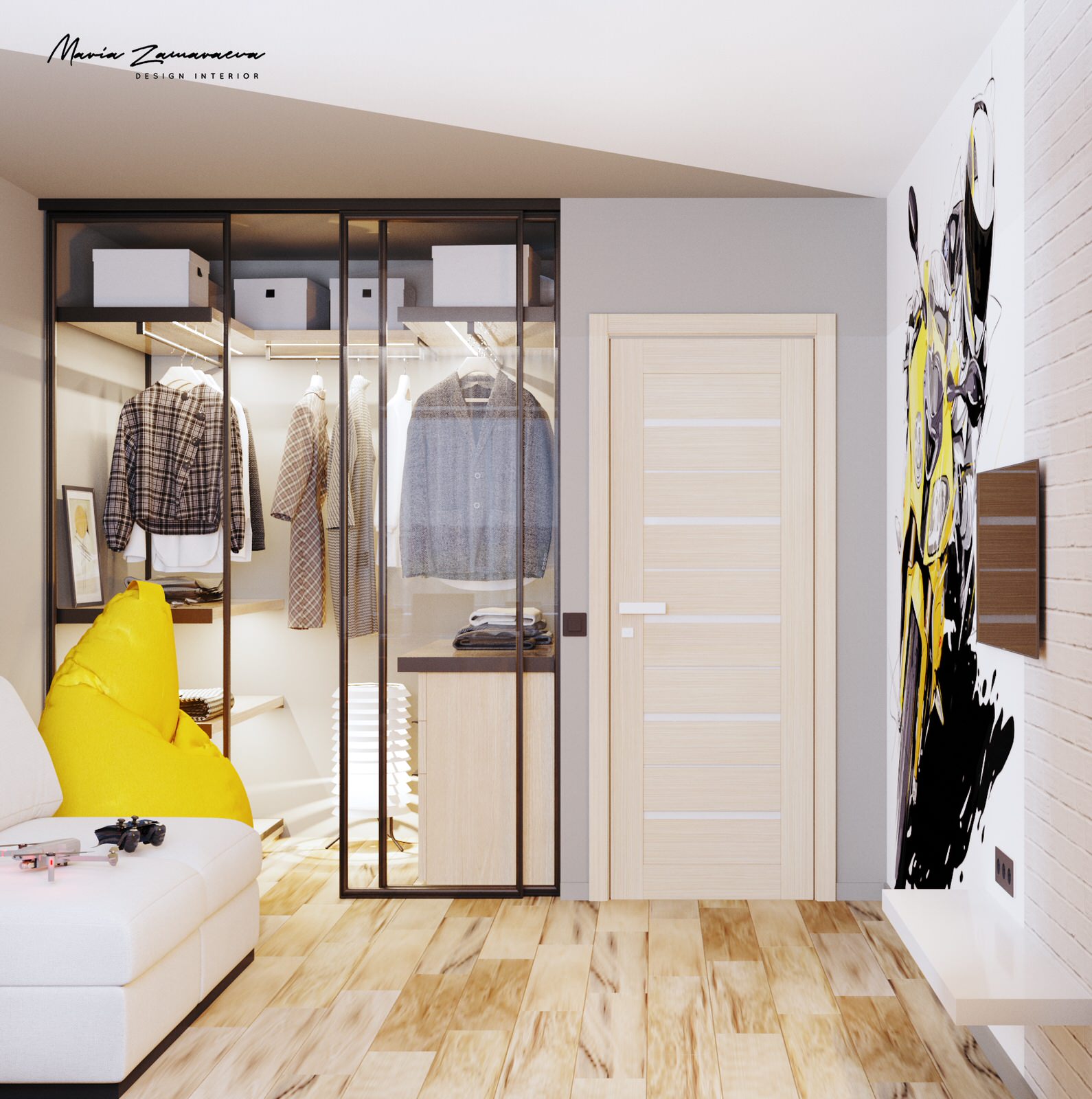 Комната для подростка в стиле "МОТО"