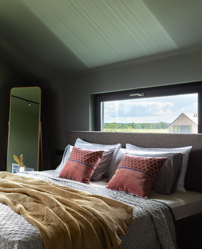 Дом в Подмосковье 137 м2 с темными стенами