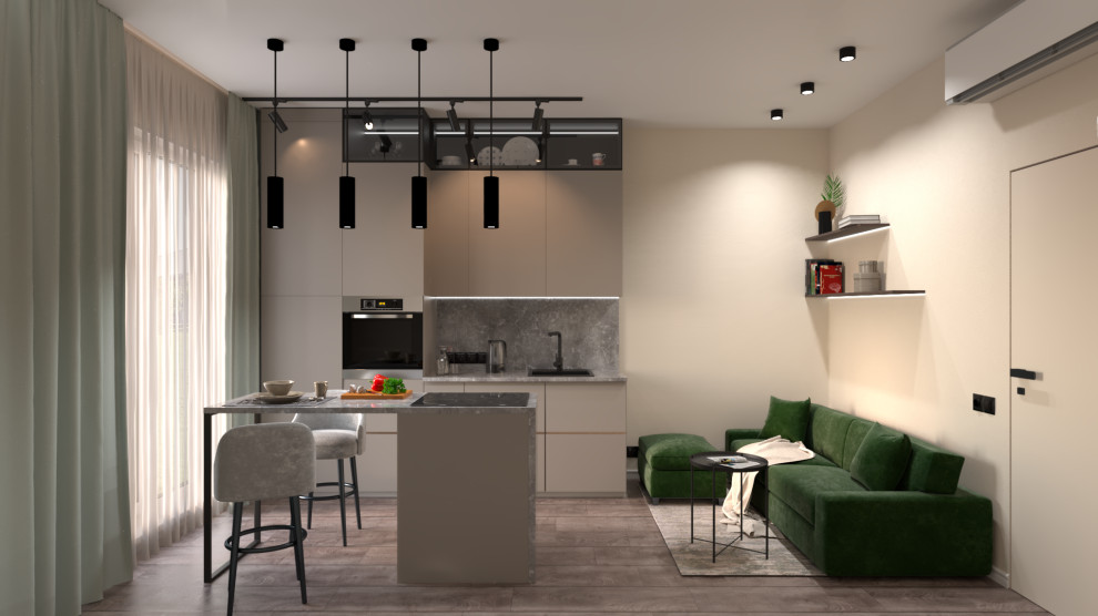 Кухня-гостиная