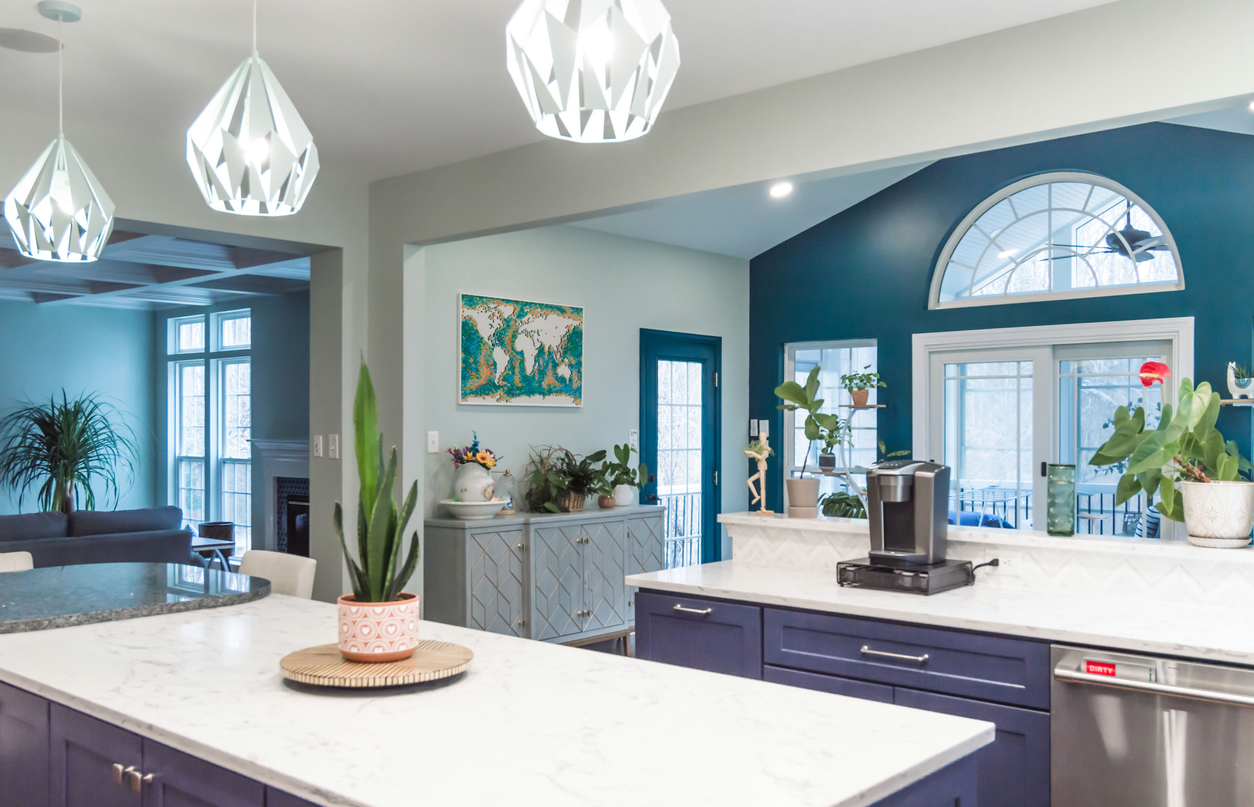 Kitchen - large eclectic kitchen idea in Baltimore