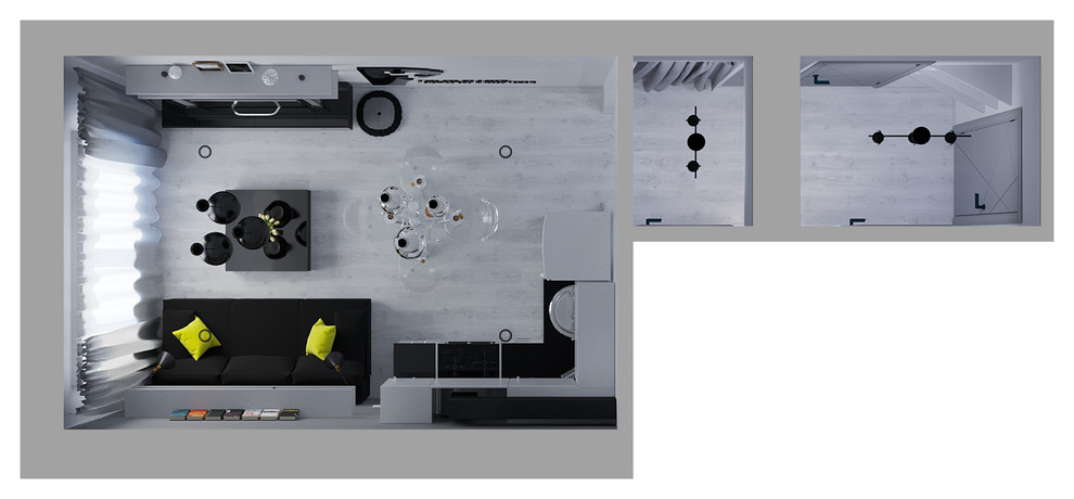 дизайн проект небольшой квартиры