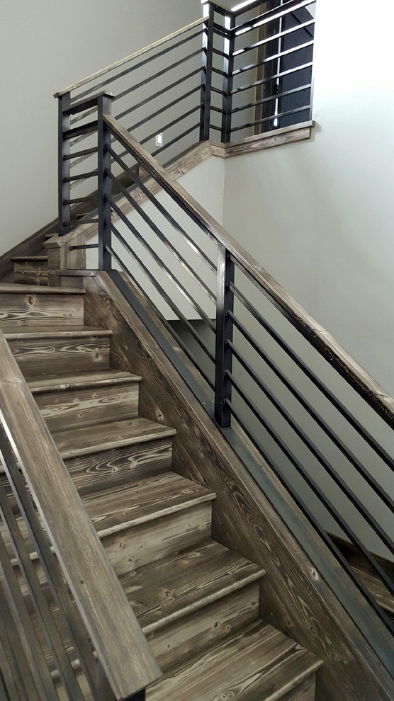 Design ideas for an industrial staircase in Other.