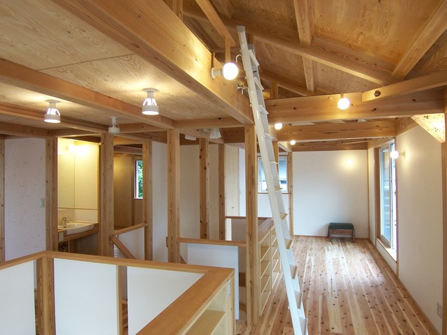 緑が丘の家 japonais-salle-de-sejour