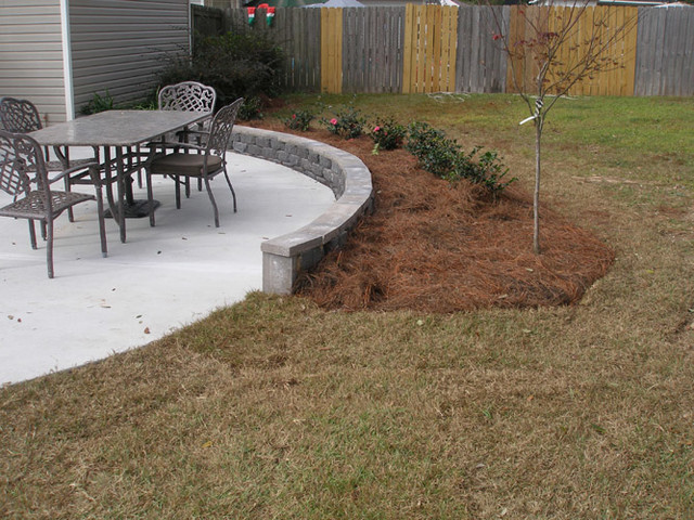 Concrete Work traditional-courtyard