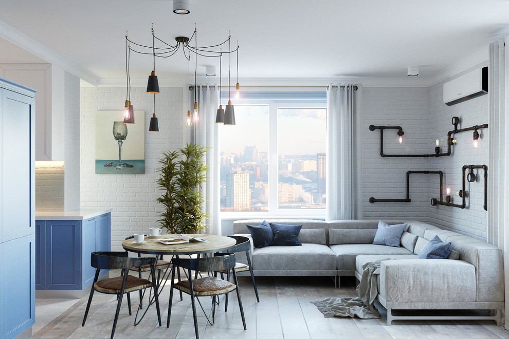 КВАРТИРА В СТИЛЕ ЛОФТ В КВАРТАЛЕ НА ДЕКАБРИСТОВ