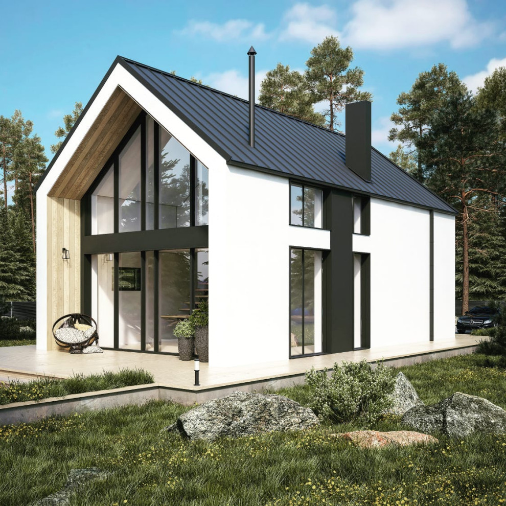 Проект дома в стиле Barnhouse