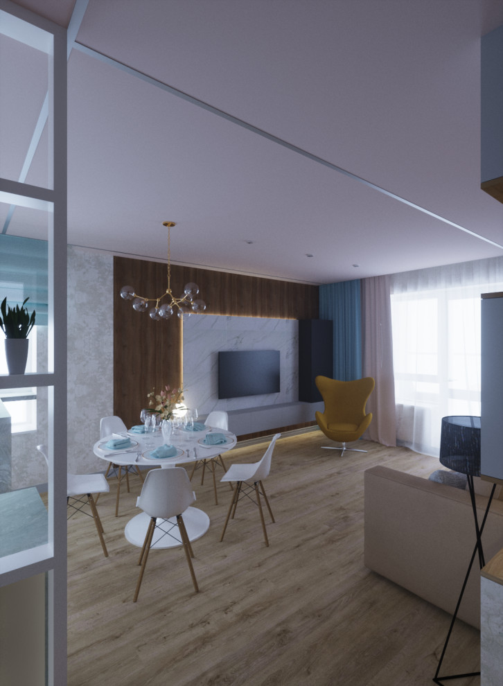 Дизайн 3-х комнатной квартиры в современном стиле.