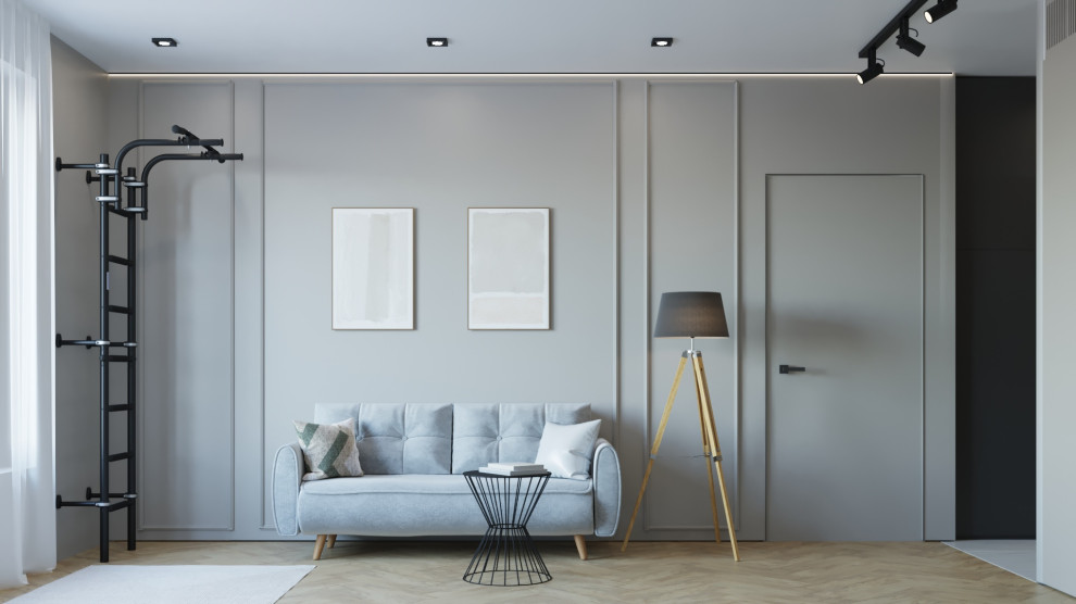 Строгая и лаконичная квартира в нейтральных тонах