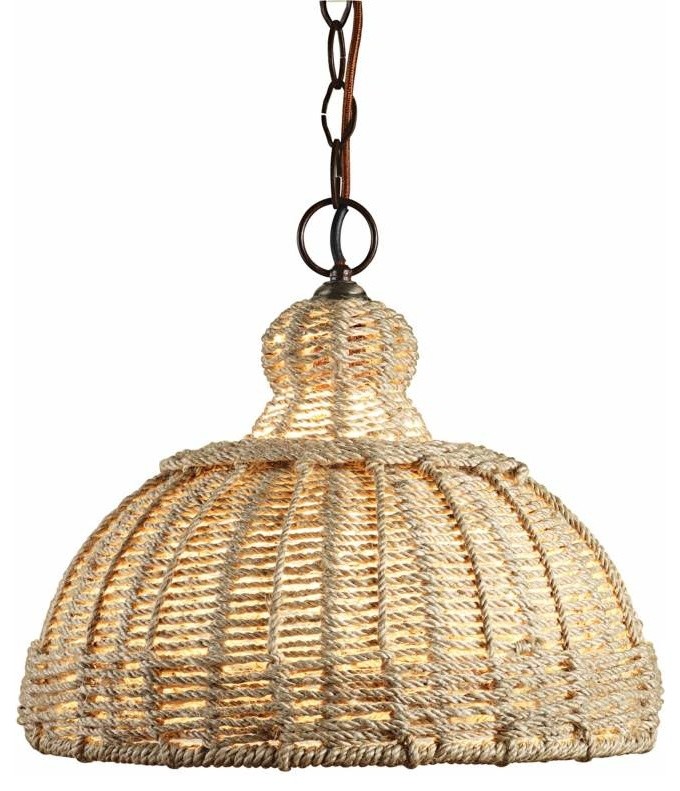 Jamie Young Udaipur Woven Jute Chandelier