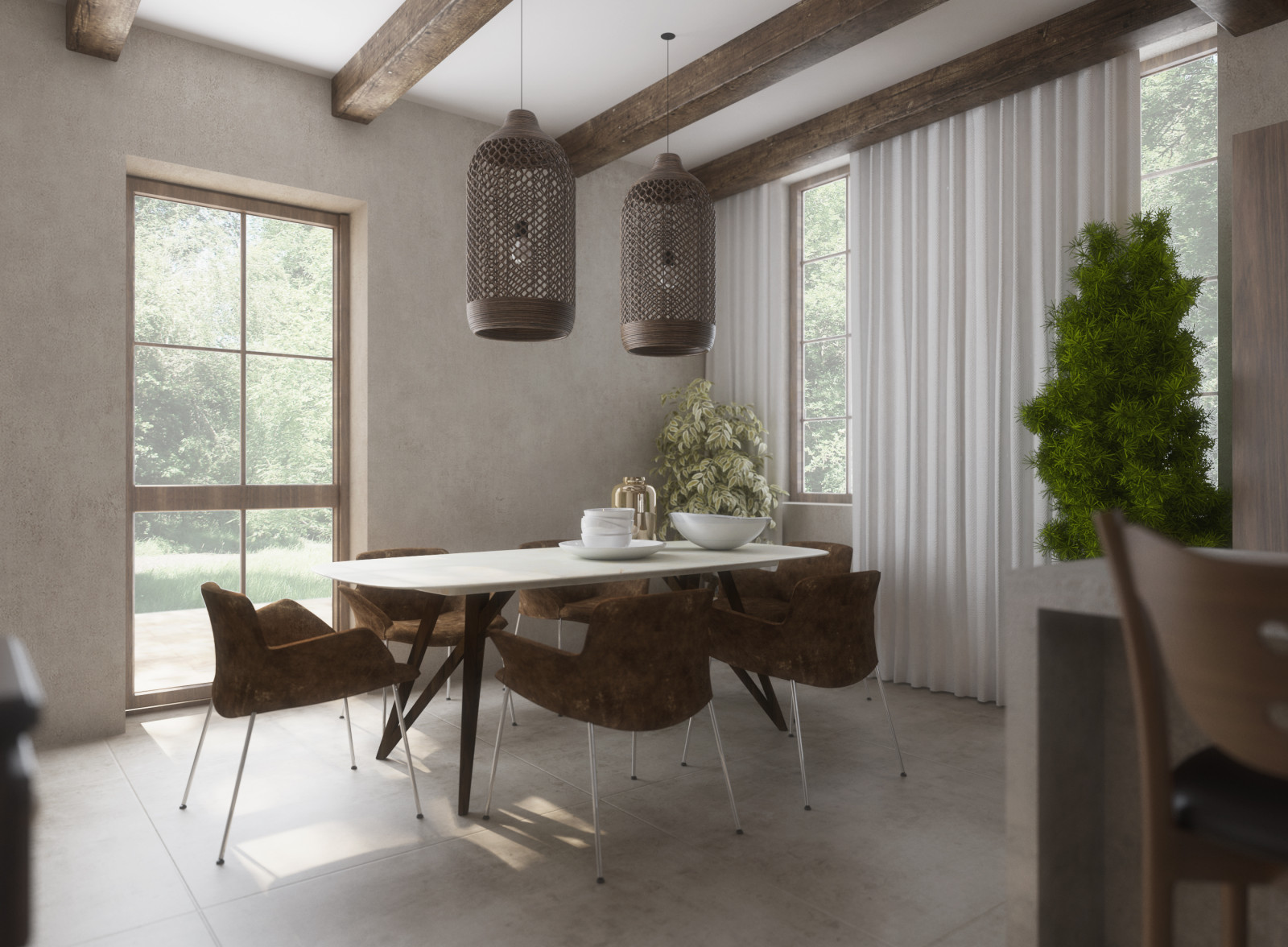 Дизайн интерьера дома в КП Репино парк