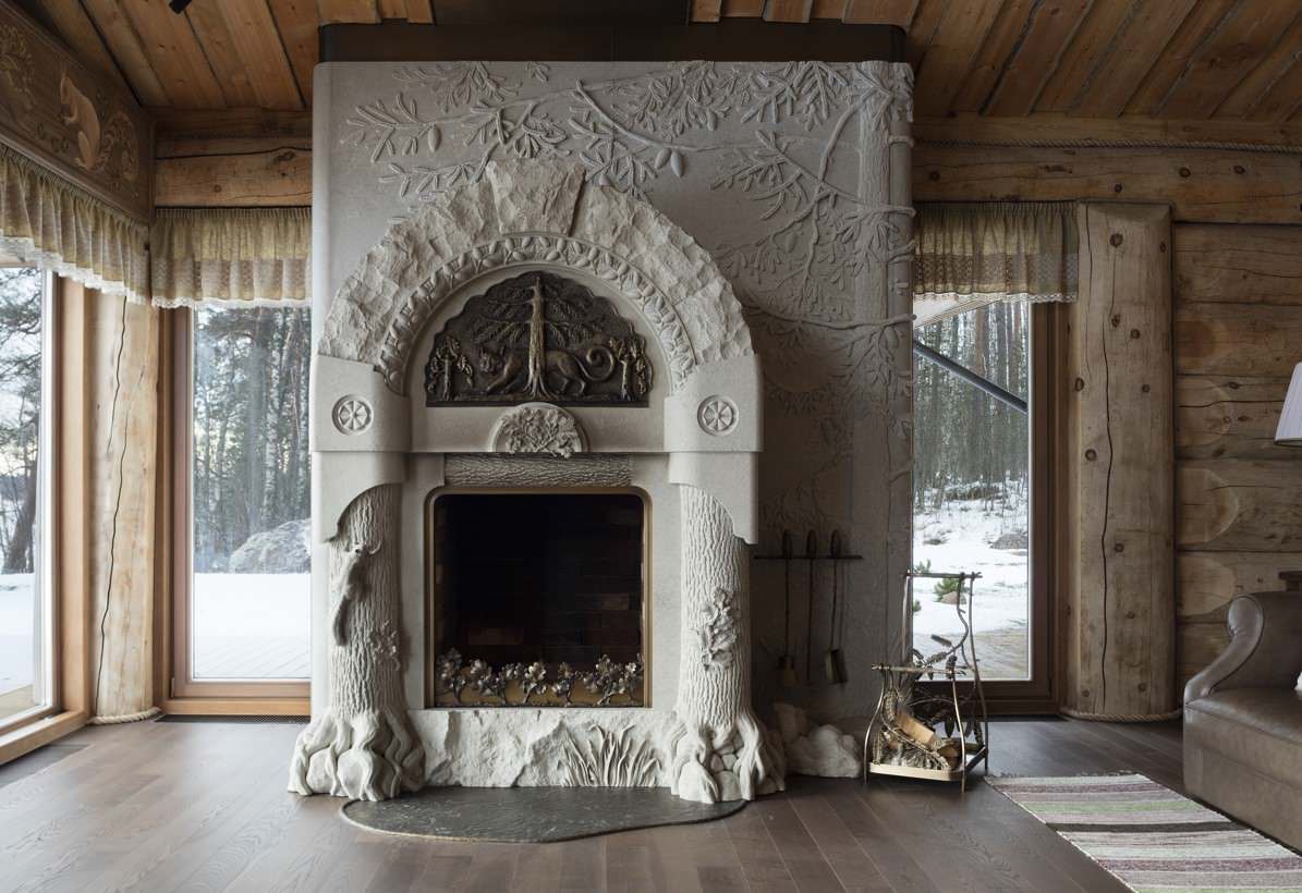 Камин "Лесная сказка"