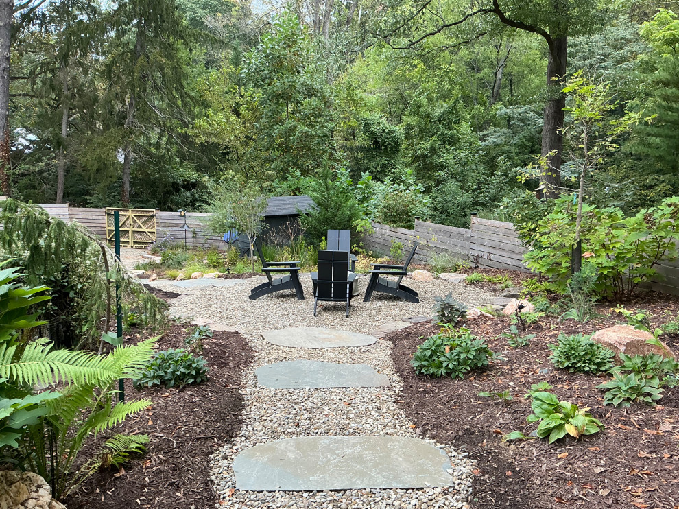 Conservation and rain gardens landscape