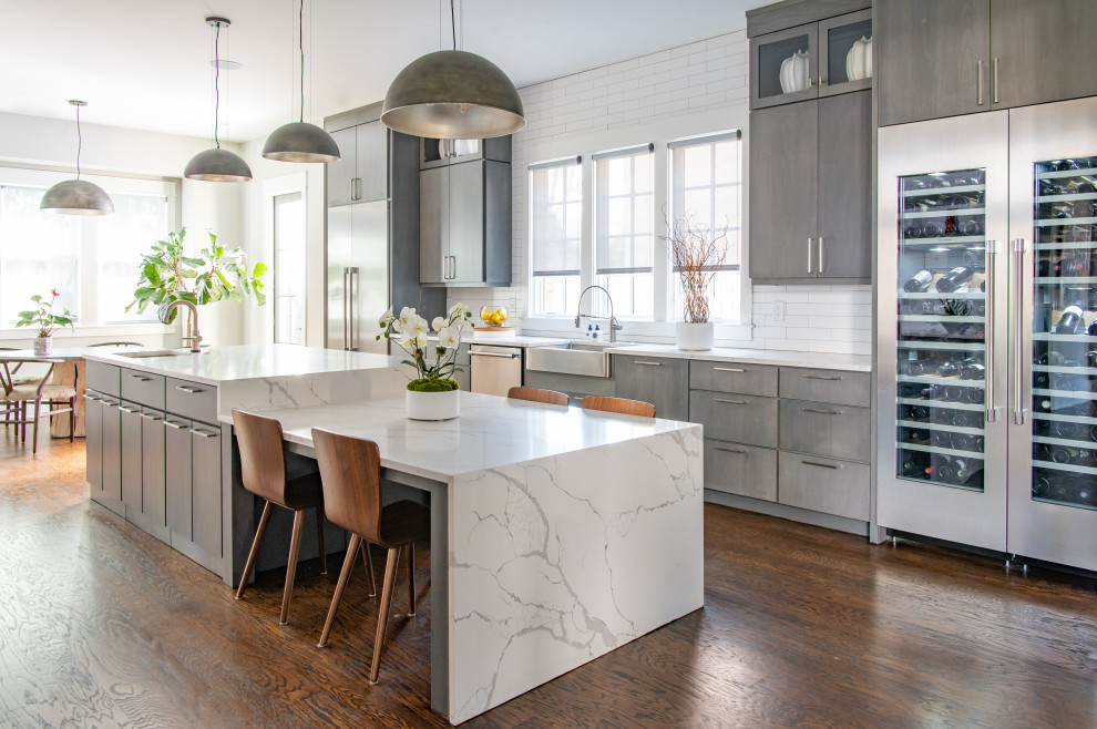 Inspiration for a transitional kitchen remodel in Atlanta