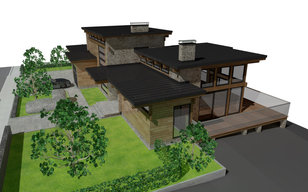 TIMBER FRAME HOUSE TF 3450