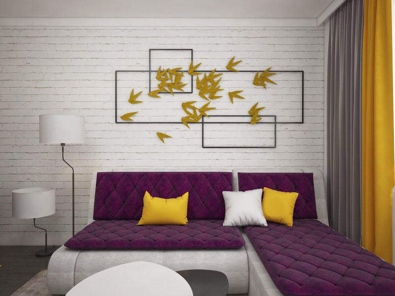 Эскизное оформление пространства "Белые Росы"  г. Красноярск