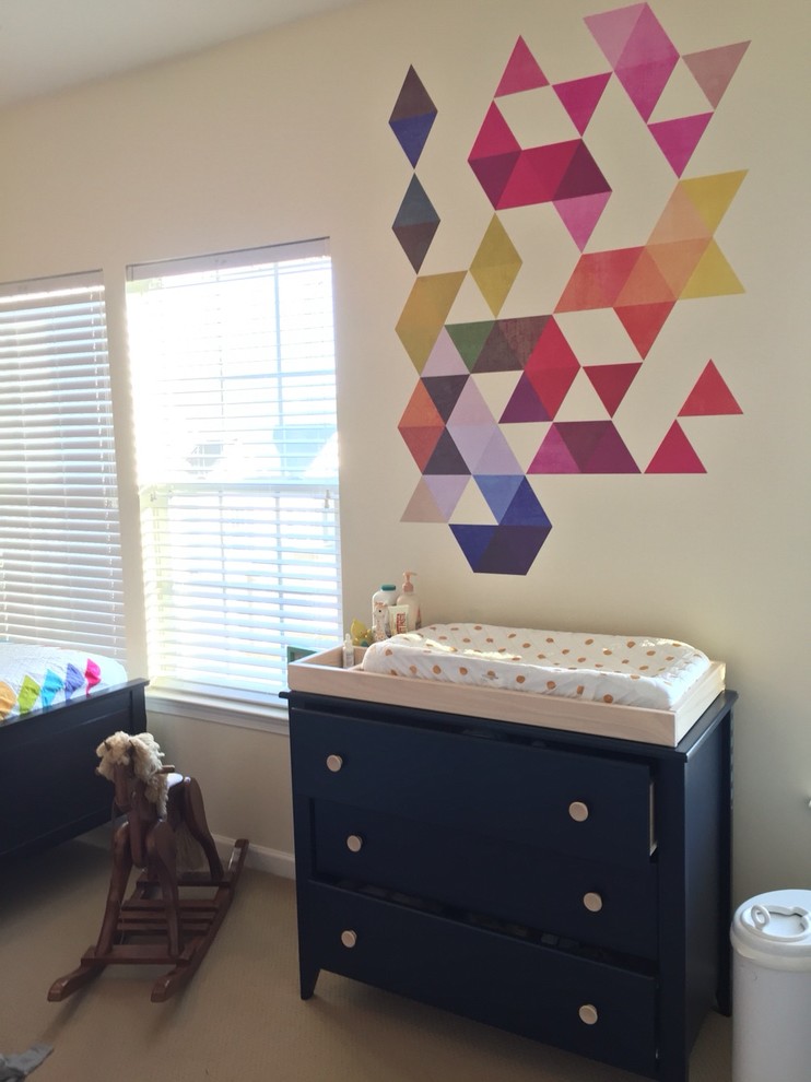 Inspiration for a midcentury nursery in Other.