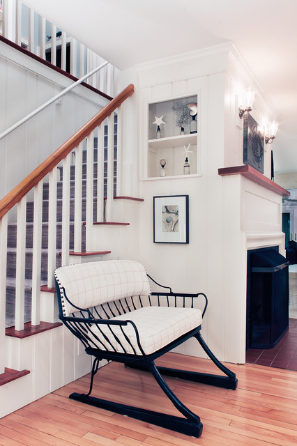 Cape Cod Summer House beach-style-staircase