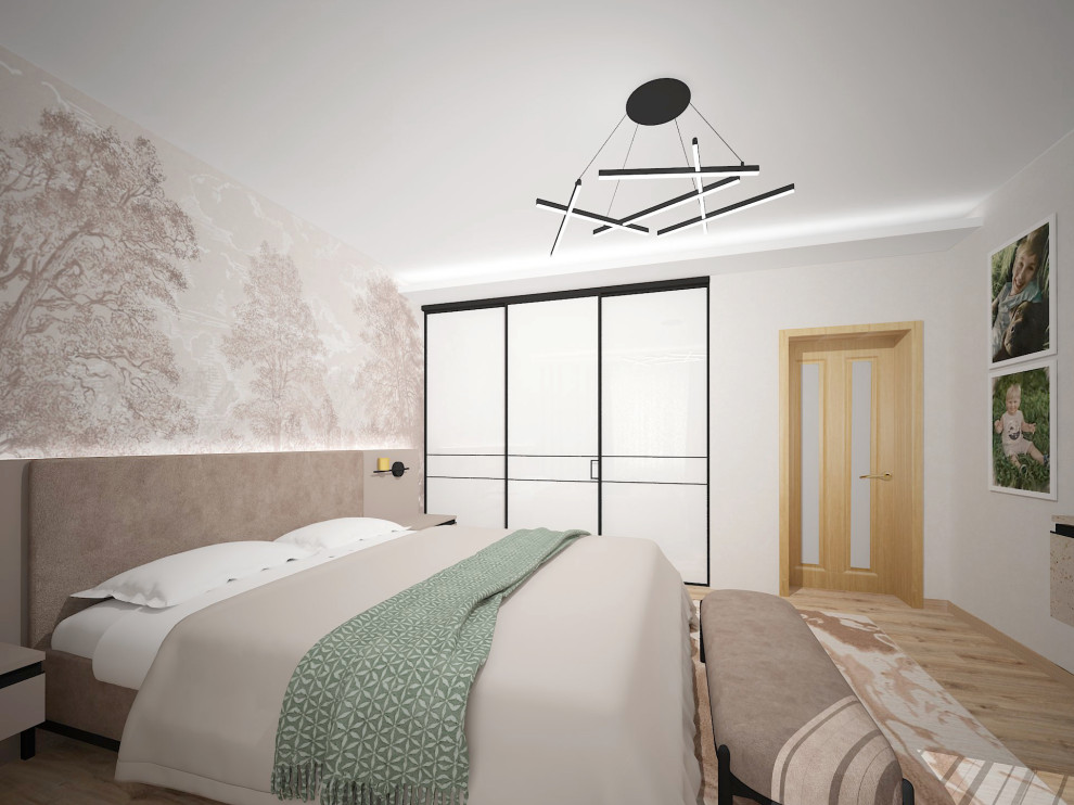 Спальня в загородном доме.