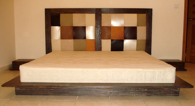 King Size Bed Set Low Rise Modern Bedroom Other by