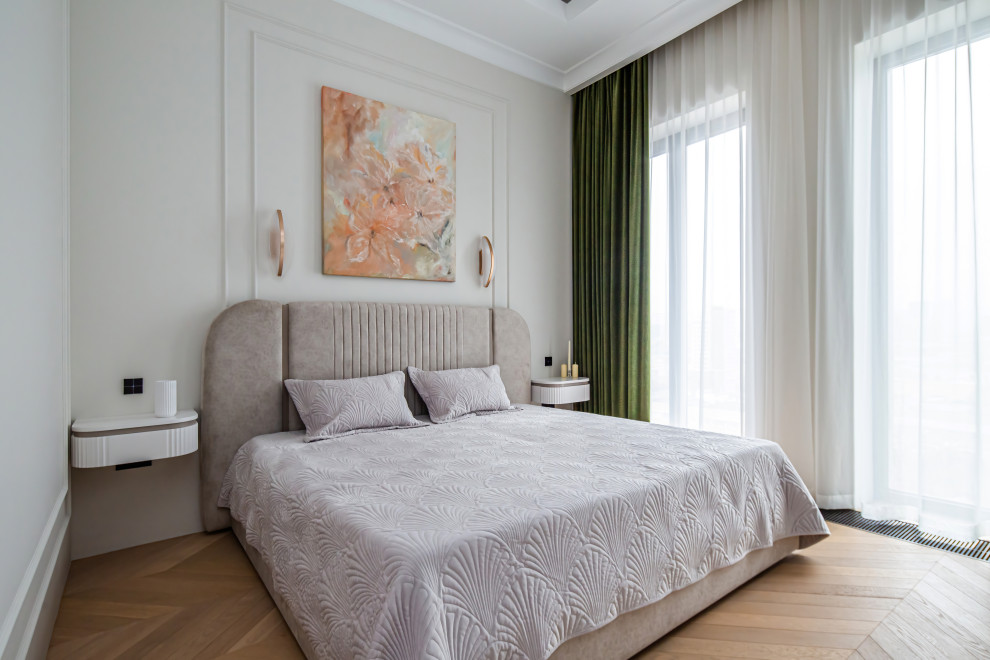 Реализованный проект квартиры в Неоклассике ЖК Eleven