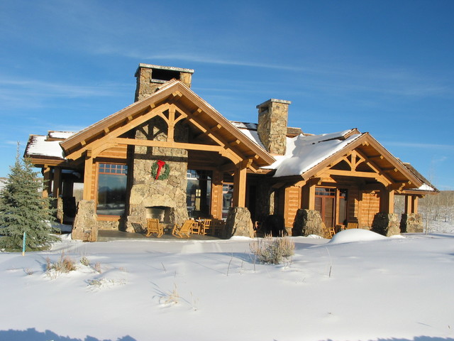 Timber Frame Cottage rustico-facciata