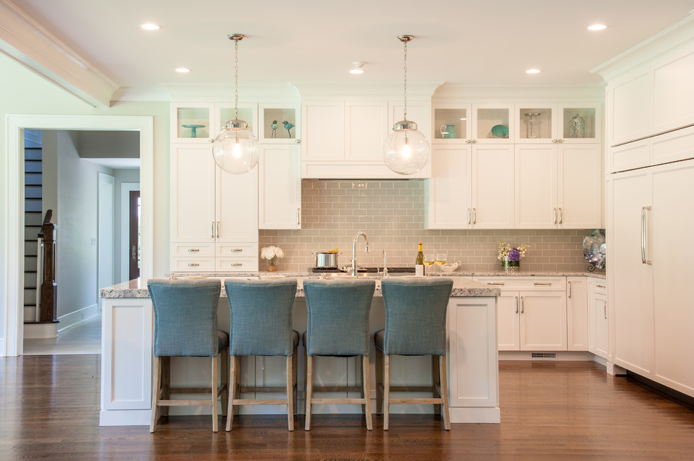 Transitional kitchen photo in New York